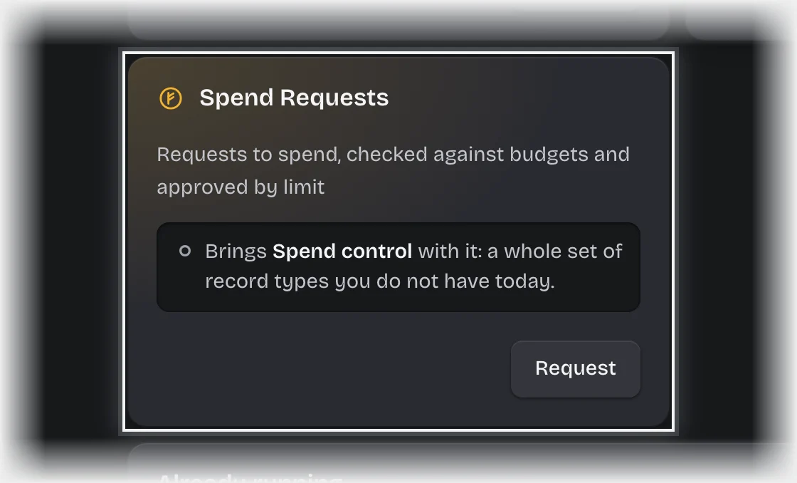 A service card on the Add a service page outlined: its name, what it does, the set of record types it brings, and its button